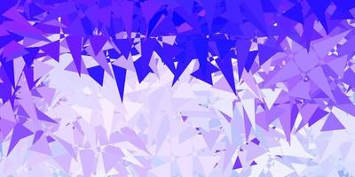 Light Purple vector backdrop with chaotic shapes.