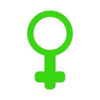 Gender illustrated on a white background vector