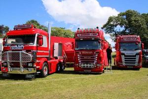 Whitchurch in Shropshire in the UK in June 2022. A view of some Trucks photo