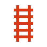 Ladder illustrated on a white background vector