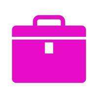 Work suitcase illustrated on a white background vector