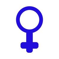 Gender illustrated on a white background vector