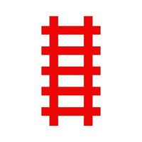 Ladder illustrated on a white background vector