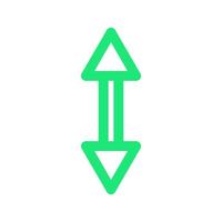 Arrow illustrated on white background vector