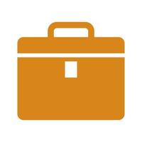 Work suitcase illustrated on a white background vector