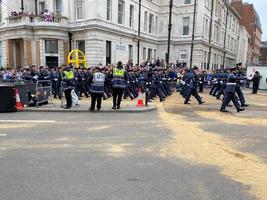 londres en el reino unido en junio de 2022. una vista del desfile del jubileo de platino en londres foto