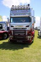 Whitchurch in the UK in June 2022. A view of a Truck at a Truck show photo