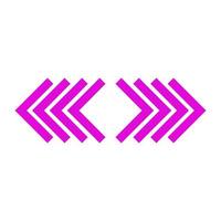 Arrow illustrated on white background vector