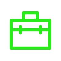 Work suitcase illustrated on a white background vector