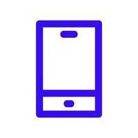 Smartphone illustrated on a white background vector