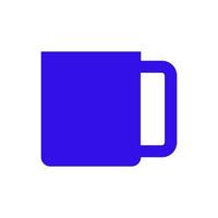 Coffee cup illustrated on white background vector