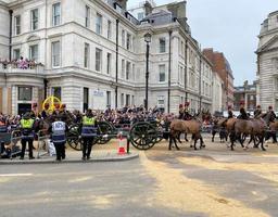 londres en el reino unido en junio de 2022. una vista del desfile del jubileo de platino en londres foto