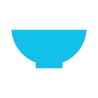 Bowl illustrated on a white background vector