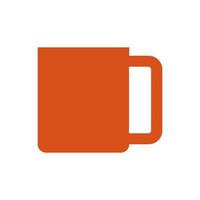 Coffee cup illustrated on white background vector