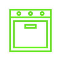 Microwave oven illustrated on a white background vector