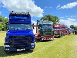 Whitchurch in the UK in June 2022. A view of a Truck at a Truck show photo