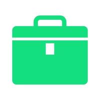 Work suitcase illustrated on a white background vector