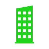 Building illustrated on a white background vector