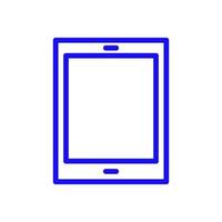 Smartphone illustrated on a white background vector