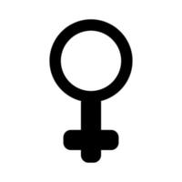 Gender illustrated on a white background vector