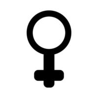 Gender illustrated on a white background vector