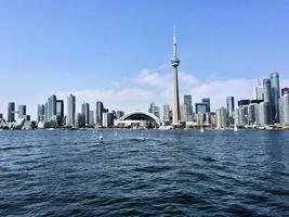 A view of Toronto from the sea near the Airport photo