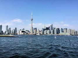 A view of Toronto from the sea near the Airport photo