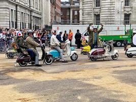 London in the UK in June 2022. A view of the Platinum Jubilee Parade in London photo