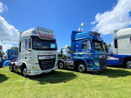 Whitchurch in the UK in June 2022. A view of a Truck at a Truck show photo