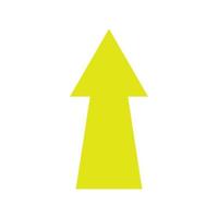 Arrow illustrated on white background vector