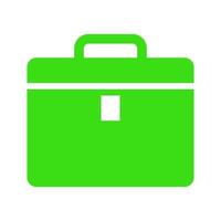 Work suitcase illustrated on a white background vector