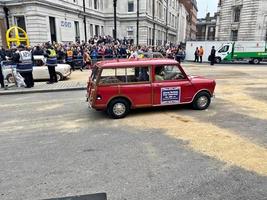 londres en el reino unido en junio de 2022. una vista del desfile del jubileo de platino en londres foto