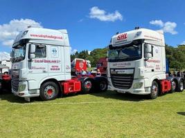 Whitchurch in the UK in June 2022. A view of a Truck at a Truck show photo