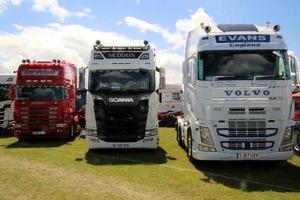 Whitchurch in Shropshire in June 2022. A view of some Trucks at a Truck show photo