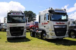 Whitchurch in Shropshire in the UK in June 2022. A view of some Trucks photo