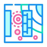 store heatmap color icon vector illustration line