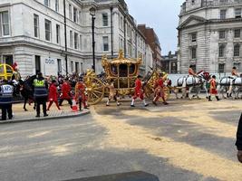 London in the UK in June 2022. A view of the Platinum Jubilee Parade in London photo