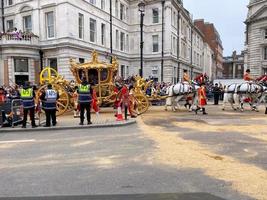 London in the UK in June 2022. A view of the Platinum Jubilee Parade in London photo