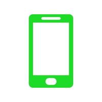 Smartphone illustrated on a white background vector