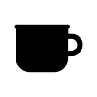 Coffee cup illustrated on white background vector