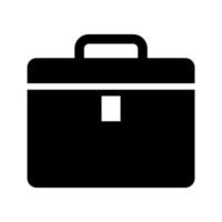 Work suitcase illustrated on a white background vector