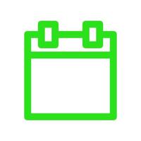 Calendar illustrated on white background vector