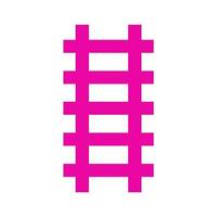 Ladder illustrated on a white background vector