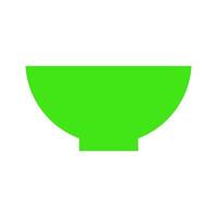 Bowl illustrated on a white background vector