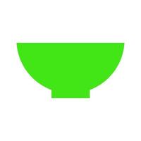 Bowl illustrated on a white background vector