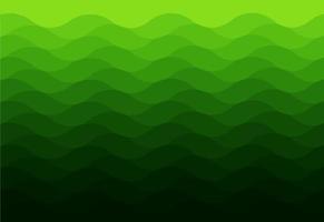 Green gradients curve wave abstract background vector illustration