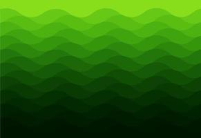 Green gradients curve wave abstract background vector illustration