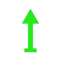 Arrow illustrated on white background vector