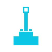 Joystick illustrated on a white background vector