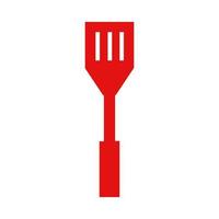 Spatula illustrated on a white background vector